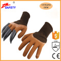 Gants de griffe de jardin de griffe d&#39;ABS de vente chaude